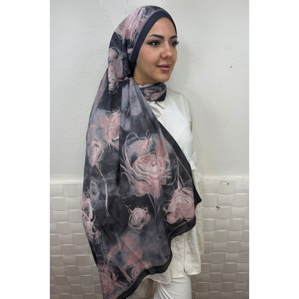 Desenli Soft Şal 036A